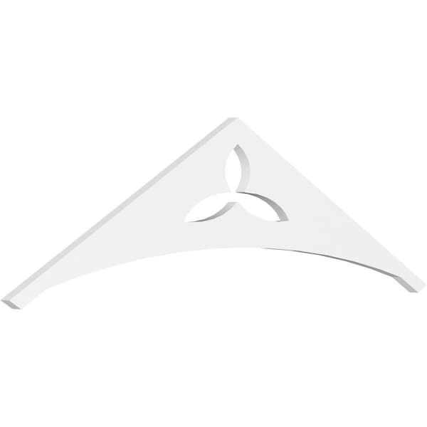 Ekena Millwork Pitch Naple Architectural Grade PVC Gable Pediment, 48"W x 14"H x 1"P (7/12) GPP048X014X100NAP - main